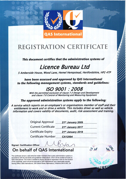 Delighted that we have passed this year’s ISO 9001 audit of our Quality Management System