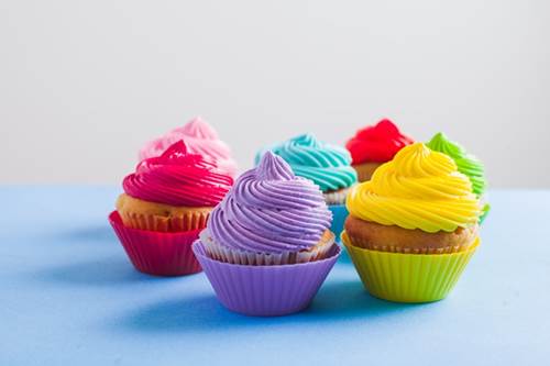 Assortment of cup cakes