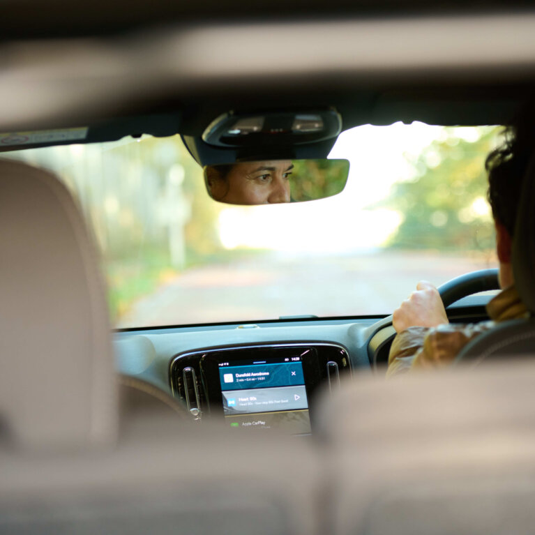 Driver in car