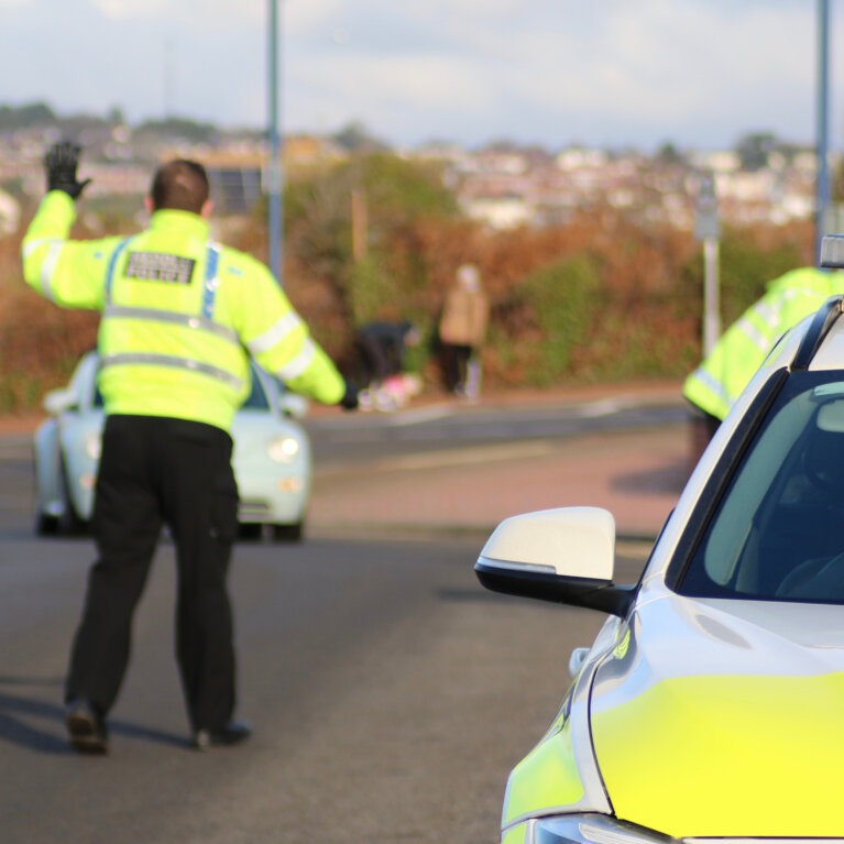 Police Doing Covid-19 Traffic Stops On Barry Island