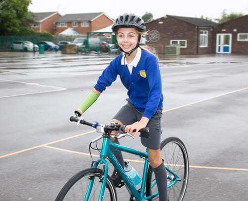 Sadie Stoddard on Bikeability 2 training