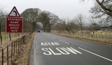 Road in Wales