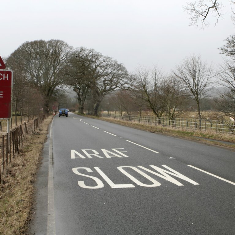 Road in Wales